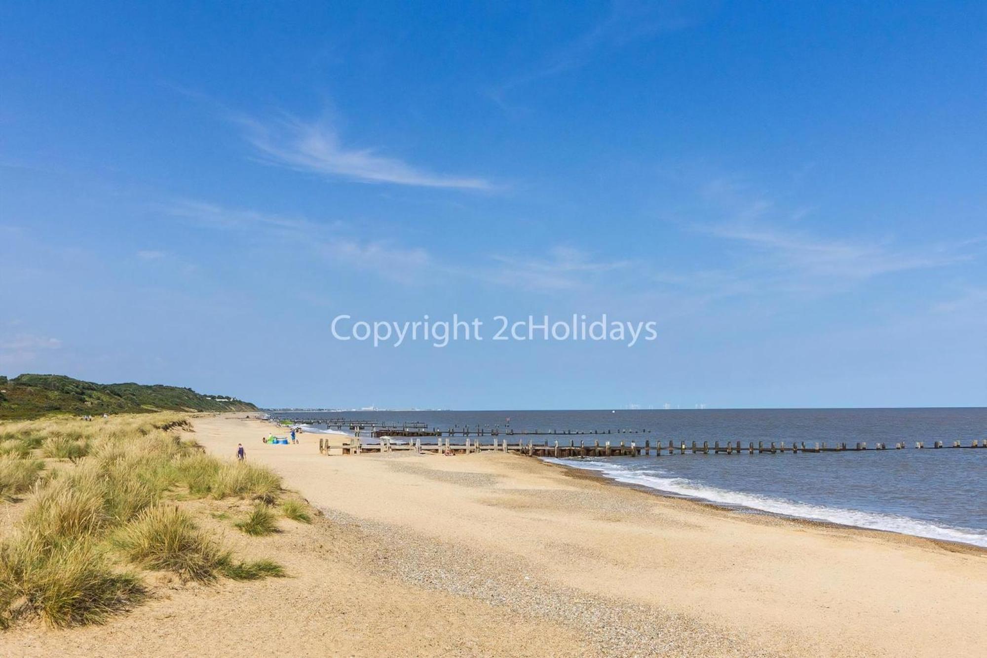 לואסטופט Brilliant Caravan With A Partial Sea View In Suffolk Ref 32026Az מראה חיצוני תמונה